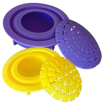 Rock molds for Making Art Stones with Dome Stencils - Design #2 and #3 - Happy Dotting Company - Smo...