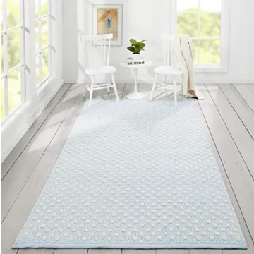Erin Gates by Momeni Langdon Windsor Blue Hand Woven Wool Area Rug 5' X 8' (LANGDLGD-2BLU5080)