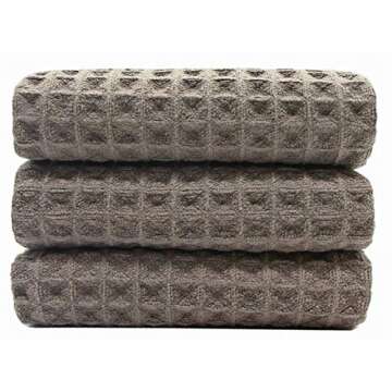 Auto Premium Microfiber Drying Towel Waffle Weave Car Cleaning Towels Auto Detailing Towels Super Ab...