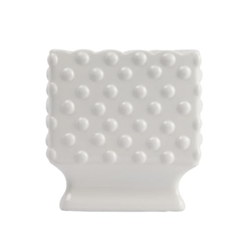 Elegant Hobnail Rectangle Ceramic Planter for All Occasions