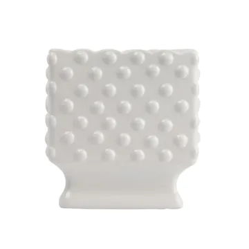 Elegant Hobnail Rectangle Ceramic Planter for All Occasions