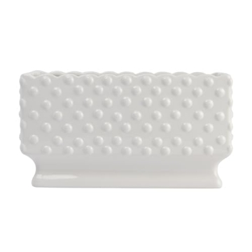 Elegant Hobnail Rectangle Ceramic Planter for All Occasions