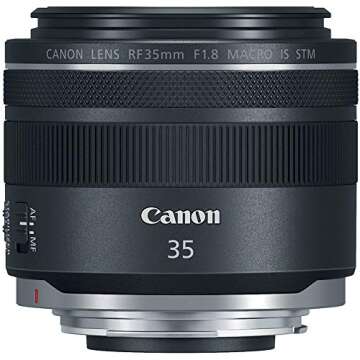 Canon RF 35mm f/1.8 is Macro STM Lens (2973C002) + Pro Starter Bundle Kit - International Version