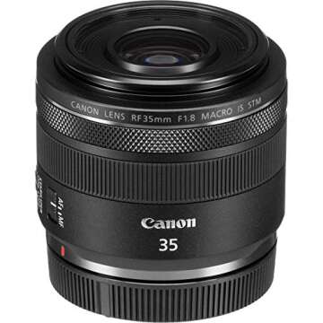 Canon RF 35mm f/1.8 is Macro STM Lens (2973C002) + Pro Starter Bundle Kit - International Version