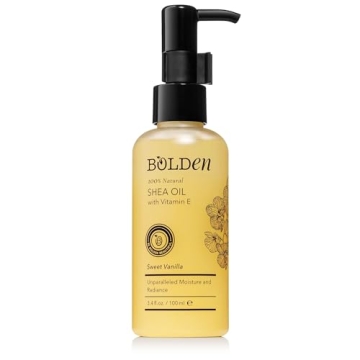 BOLDEN SHEA OIL with Vitamin E - Natural Moisture & Radiance