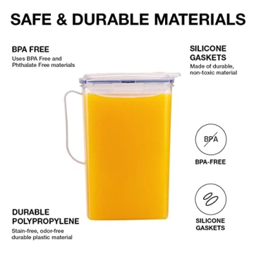 LocknLock Aqua Fridge Jug with Leakproof Design