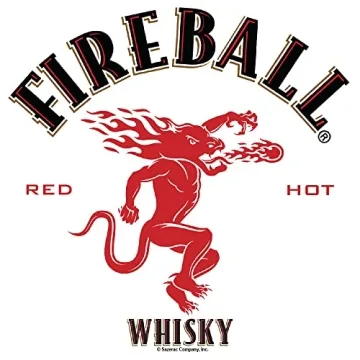 Shop Tee Luv Men's Fireball Whisky Dragon Logo Shirt Online