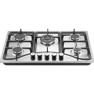 VEVOR 30-Inch Gas Cooktop with 5 Burners – Stainless Steel