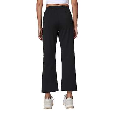 Haowind Women Jogger Golf Pants Petite/Tall Lounge Casual Sweatpants Lighweight Flared Straight Leg ...