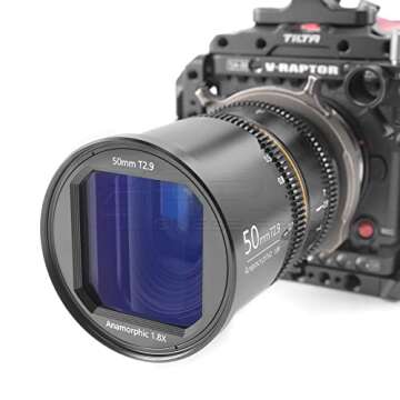 GREAT JOY 50mm T2.9 Anamorphic Lens for Cinematic Shots