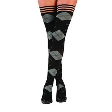 Kix'ies Thigh High Stockings with No Slip Grip Bands