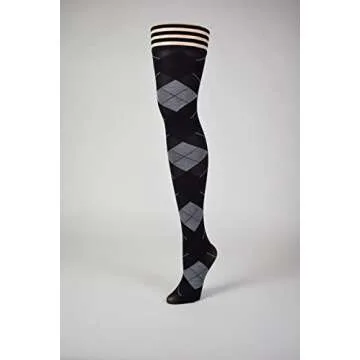 Kix'ies Thigh High Stockings with No Slip Grip Bands