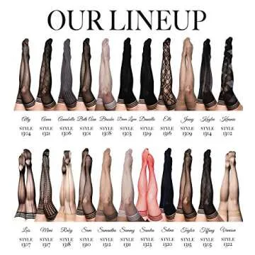 Kix'ies Thigh High Stockings with No Slip Grip Bands