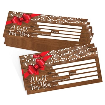 25 Christmas Gift Certificates for Clients - Perfect Business Gift Cards