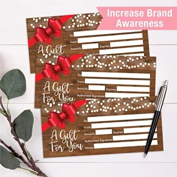 25 Business Christmas Gift Certificates for Clients