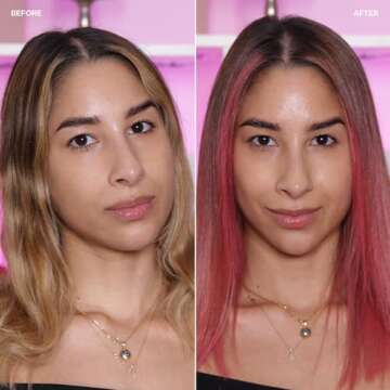 oVertone Haircare Daily Conditioner - 8 oz Semi-permanent Hair Conditioner With Shea Butter & Coconut Oil - Prevent Fading & Refresh Color - Vegan, Cruelty-Free - Vibrant Pink