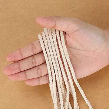 Eco-Friendly Macrame Cord 3mm x 328Yards for Crafting