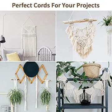 Eco-Friendly Macrame Cord 3mm x 328Yards for Crafting