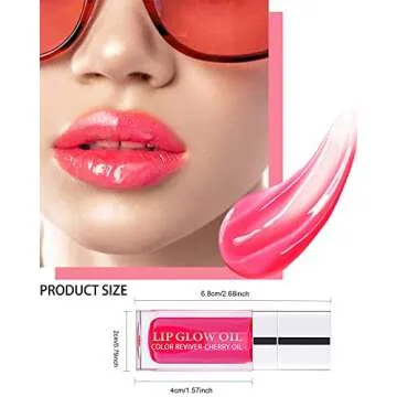 Plumping Lip Glow Oil - Hydrating Tinted Lip Gloss