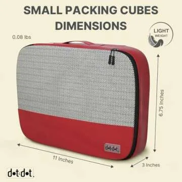 5 Pcs Small Packing Cubes for Stress-Free Travel