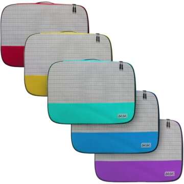 Small Packing Cubes for Suitcases - 5 Pcs set of Packing Cubes for Travel - Packing Cubes for Carry on Suitcase Organizer Bags - Travel Cubes Travel Organizer Bags for Luggage