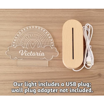 Custom Personalized Baby Night Light - Unique Gifts for Kids