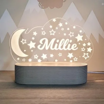 Custom Personalized Baby Night Light - Unique Gifts for Kids