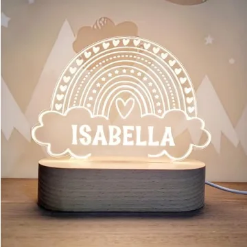 Custom Personalized Baby Night Light - Unique Gifts for Kids