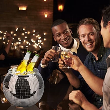 Stylish Disco Ball Ice Bucket for Parties and Events