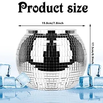 Stylish Disco Ball Ice Bucket for Parties and Events