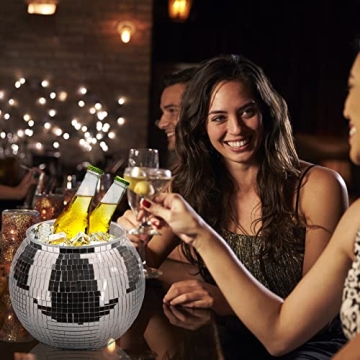 Stylish Disco Ball Ice Bucket for Parties and Events