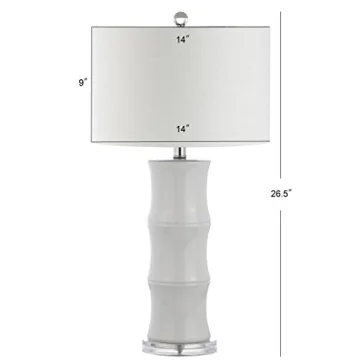 Stylish JONATHAN Y Tiki Ceramic LED Table Lamp