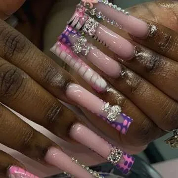 XIYONALI 170PCS Nail Charms - Creative Nail Art Supplies