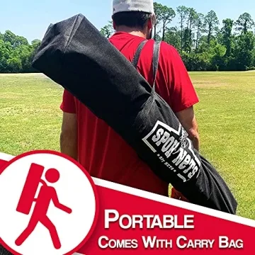 Hit Run Steal Golf Driving Net for All Ages 10x7 Feet