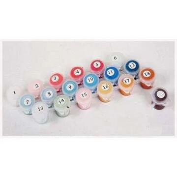 MADE4U Paint by Numbers Kit with Brushes and Paints