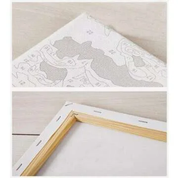 MADE4U Paint by Numbers Kit with Brushes and Paints