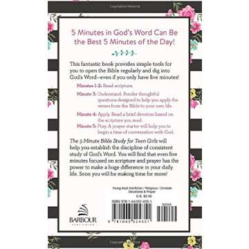 The 5-Minute Bible Study for Teen Girls