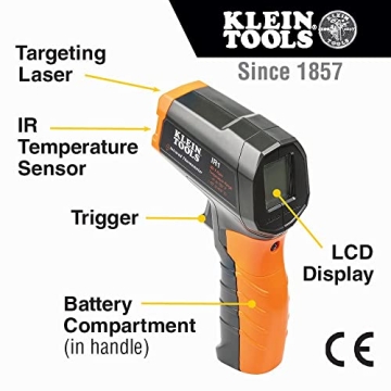 Klein Tools IR1 Infrared Thermometer Non-Contact Reading