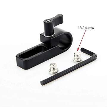 NICEYRIG 15mm Rod Holder for Camera Rig - Pack of 2