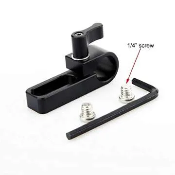NICEYRIG 15mm Rod Holder for Camera Rig - Pack of 2