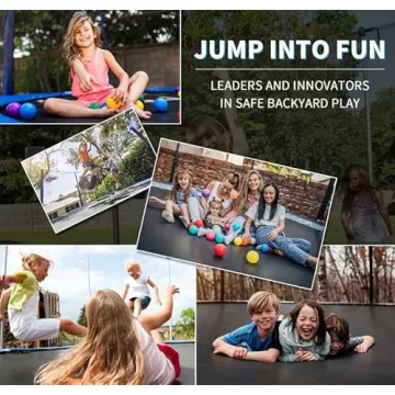 Jump Into Fun 16ft Trampoline with Safety Features & Accessories
