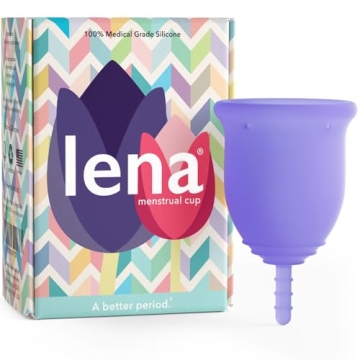 Lena Menstrual Cups, Reusable Period Cup, Tampons,Period Underwear and Menstrual Pads Alternative, F...