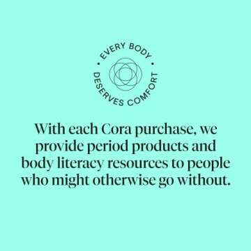 Cora Heat Relief Patch 2 Pack - Soothe Cramps for up to 8 Hours with Heat from Activated Carbon - Adheres to Your Clothes to Ease Cramps Exactly Where You Need it