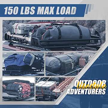 Auto Dynasty Roof Rack Cargo Carrier for Any Vehicle