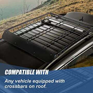 Auto Dynasty Roof Rack Cargo Carrier for Any Vehicle