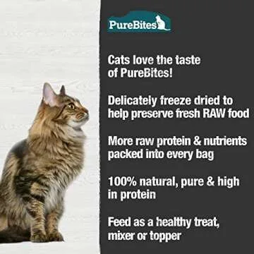 PureBites Minnow Freeze Dried Cat Treats, 1 Component, USA