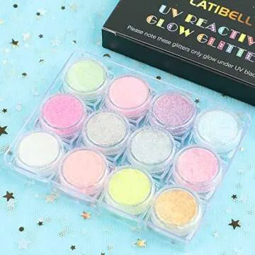 Latibell Body Face Glitter Gel - UV Reactive Makeup