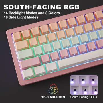 YUNZII AL71 Mechanical Keyboard for Gaming and Typing