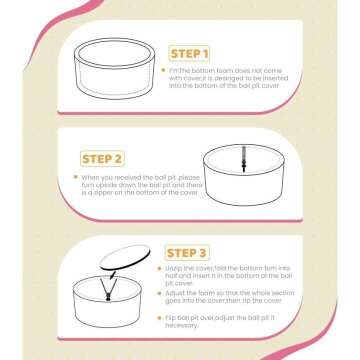 HOFISH Foam Ball Pit for Children and Toddlers