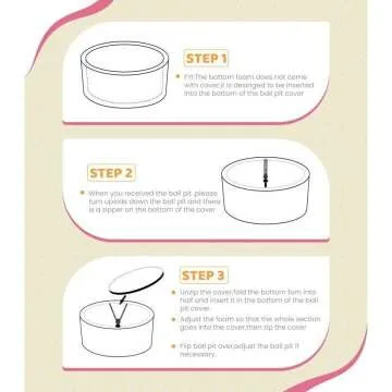 HOFISH Foam Ball Pit for Children and Toddlers